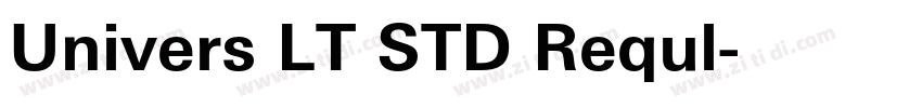 Univers LT STD Requl字体转换